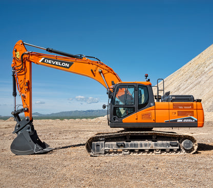 Develon | Crawler Excavator | Model DX225LC-7X | Dig Depth 21' 7" | 162.3 hp | 26 Tons | For Precision Earthmoving & Rugged Jobsite