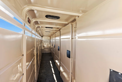 Exotic Game Control Super Exotic Bifold Game Trailer | 24' Long x 6'8" Wide x 6'6" Tall | 3 Full-Size Escape Gates