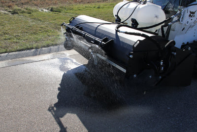 Erskine HD Pick Up Broom | Width 72” & 84” | 13-25 GPM | For Skid Steers