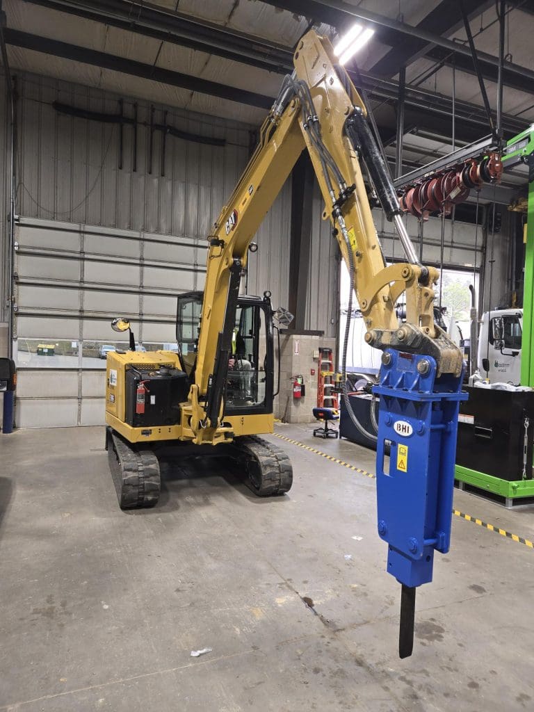 HydroRam HK45 Hydraulic Hammer | Overall Length 70.4" | For 3.9-6.6 Ton Mini Excavators