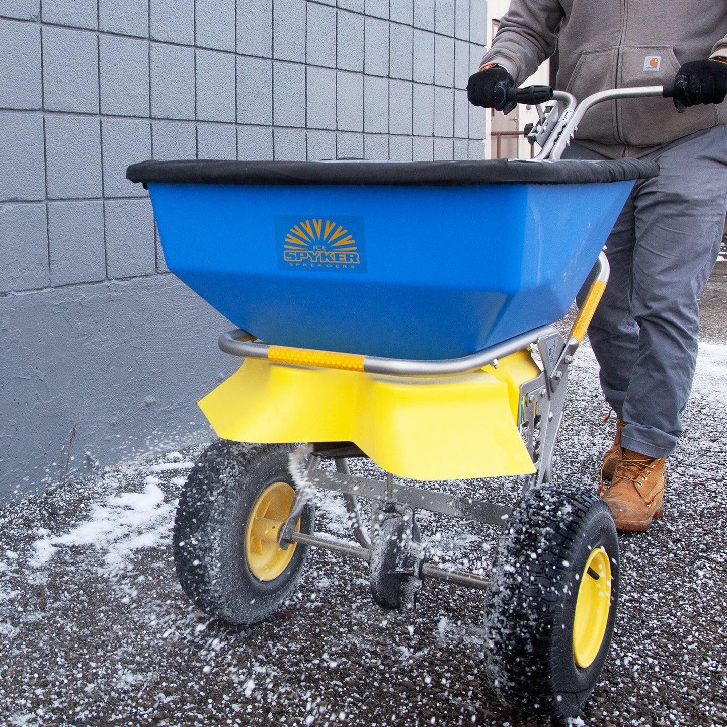 Spyker ERGO-PRO™ Push Spreader | Model SPY100-2S | Capacity 100 lb | 12' Spread Width