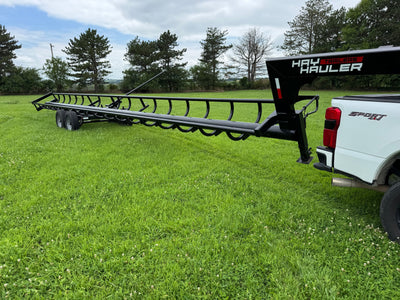 Apache Equipment Hay Hauler Inline Bale Trailers | Rail Length 25′, 32′, 36′ & 42′ | Bumper Pull & Gooseneck | For Hay Transport