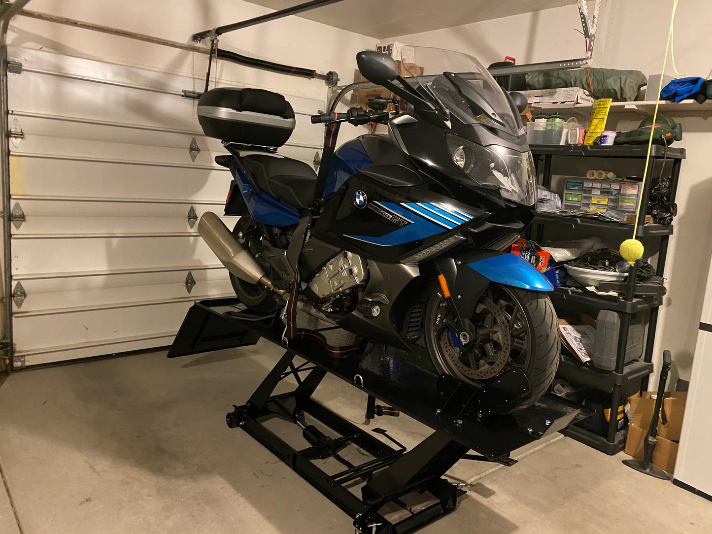 Black Widow Hydraulic Motorcycle Lift Table | Model BW-680 | Platform Size 86-3/4" x 26-7/8" | Capacity 1,000 lb | For Street, Sport & Racing Bikes