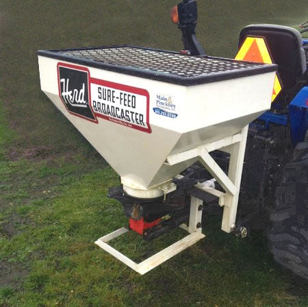 HERD Salt & Sand Spreader | Model 5.5-3PT | Hopper Capacity 9–10 Cubic Ft | Horsepower 25-35 HP | For Tractors