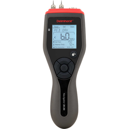 Delmhorst Moisture Meter | Model JX-20 | Moisture Content Range 6% to 60% (Wood, Douglas Fir) | Contact Pin Depth 5/16 inches