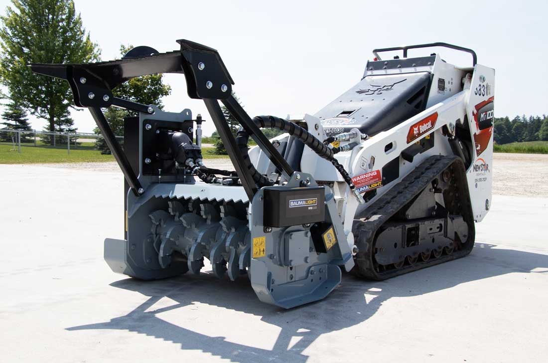 Baumalight Fixed Tooth Mulcher | Model MS530M | 42" Path | 12–20 GPM | For Mini Skid Steer