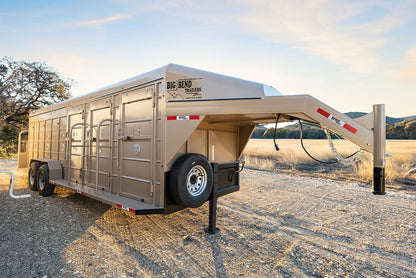Exotic Game Control Super Exotic Bifold Game Trailer | 24' Long x 6'8" Wide x 6'6" Tall | 3 Full-Size Escape Gates