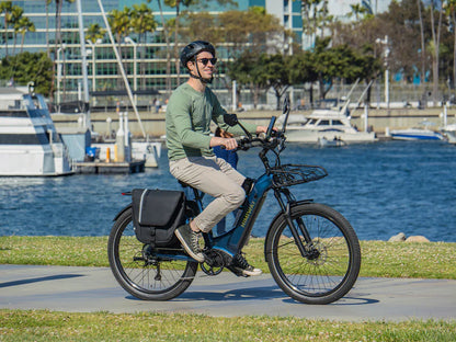 Himiway | Electric Bike | Model A7 Commuter | 27.5 x 2.4” Tires | 750W Hub Motor | 65 Mile Range | 400 lb Payload | Full Suspension Comfort | For Urban Comfort & All-Terrain Exploration