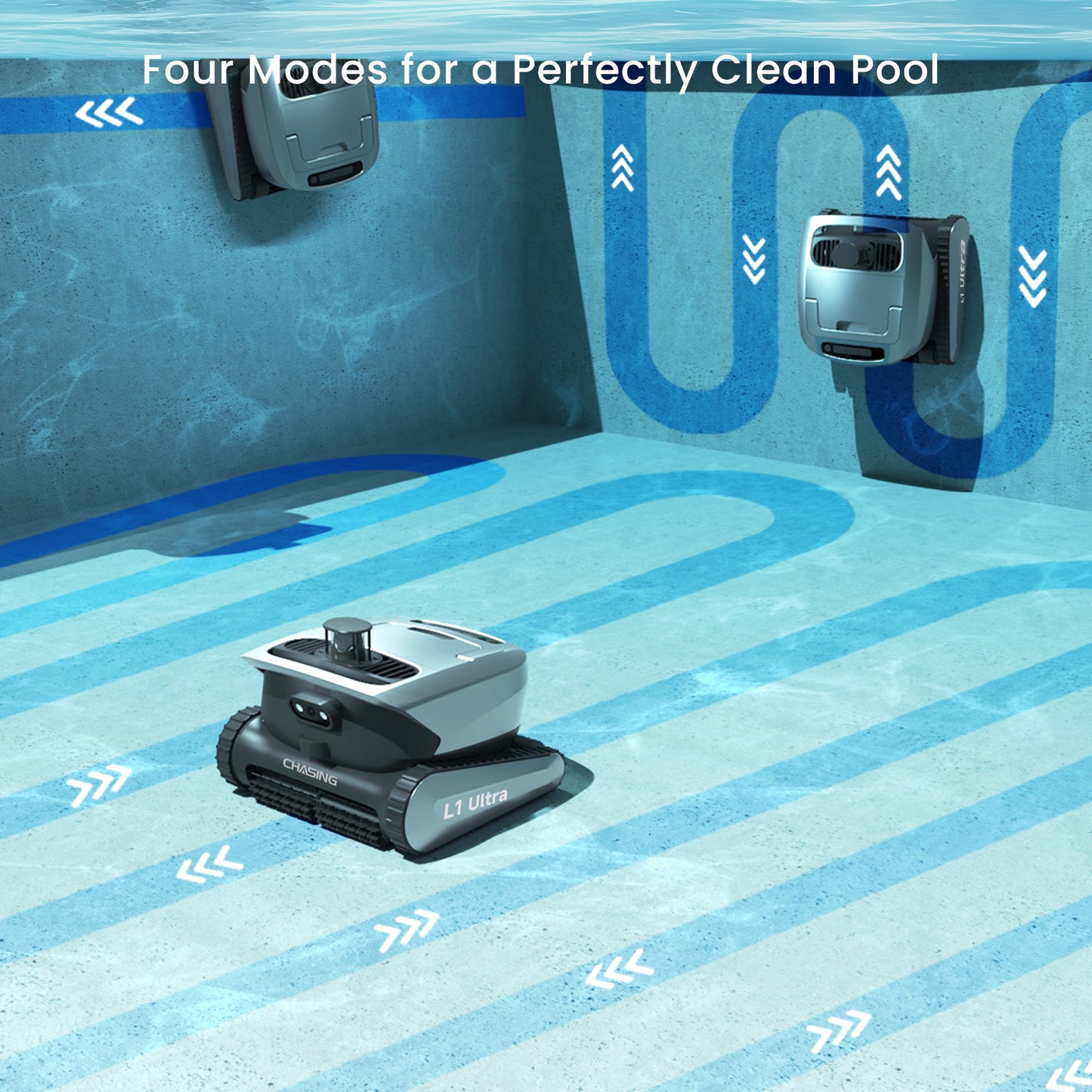 Chasing L1 Ultra Intelligent Cordless Pool Cleaner | Charging Time 4 Hours | Runtime 5 Hours