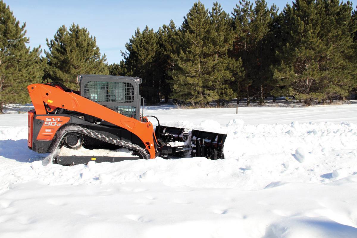 Erskine V-Plow | Blade Width 84", 96" & 108" | V Position Width 75", 85" & 96" inches | For Skid Steer