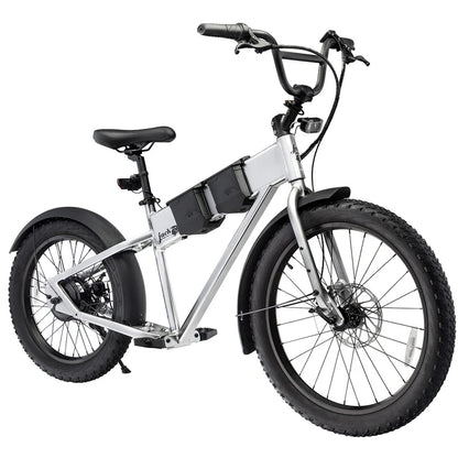 JackRabbit | Micro Electric Bike | Model MG Renegade | Lightweight Micro Hauler | 20” & 24” Off-Road Tires | 749W Cargo Motor | 48+ Mile Range | For Urban Commutes, Off-Road, Utility Hauling