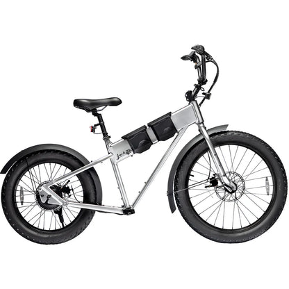 JackRabbit | Micro Electric Bike | Model MG Renegade | Lightweight Micro Hauler | 20” & 24” Off-Road Tires | 749W Cargo Motor | 48+ Mile Range | For Urban Commutes, Off-Road, Utility Hauling