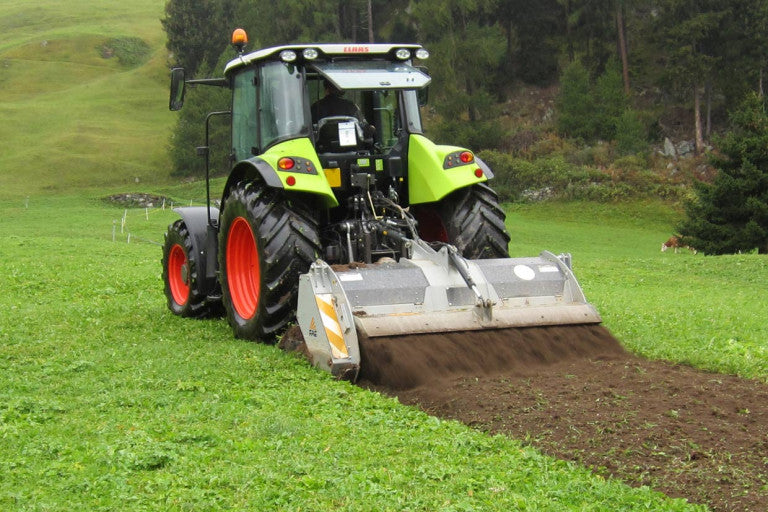FAE | STCL & STCL/DT Stone Crusher | Models 100 to 200 | Width 43.7" To 81.5" | Crushes Stone Up to 6" Inches Deep | Horsepower 70–150 HP | For Tractors