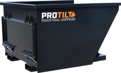 ProTilt Quick Attach Industrial Hopper | Standard Duty | Volume Capacity 1.5, 2 & 3 Cubic Yards | Width 52", 68" & 76" | 20-40 GPM | For Fork Lifts & Skid Steers
