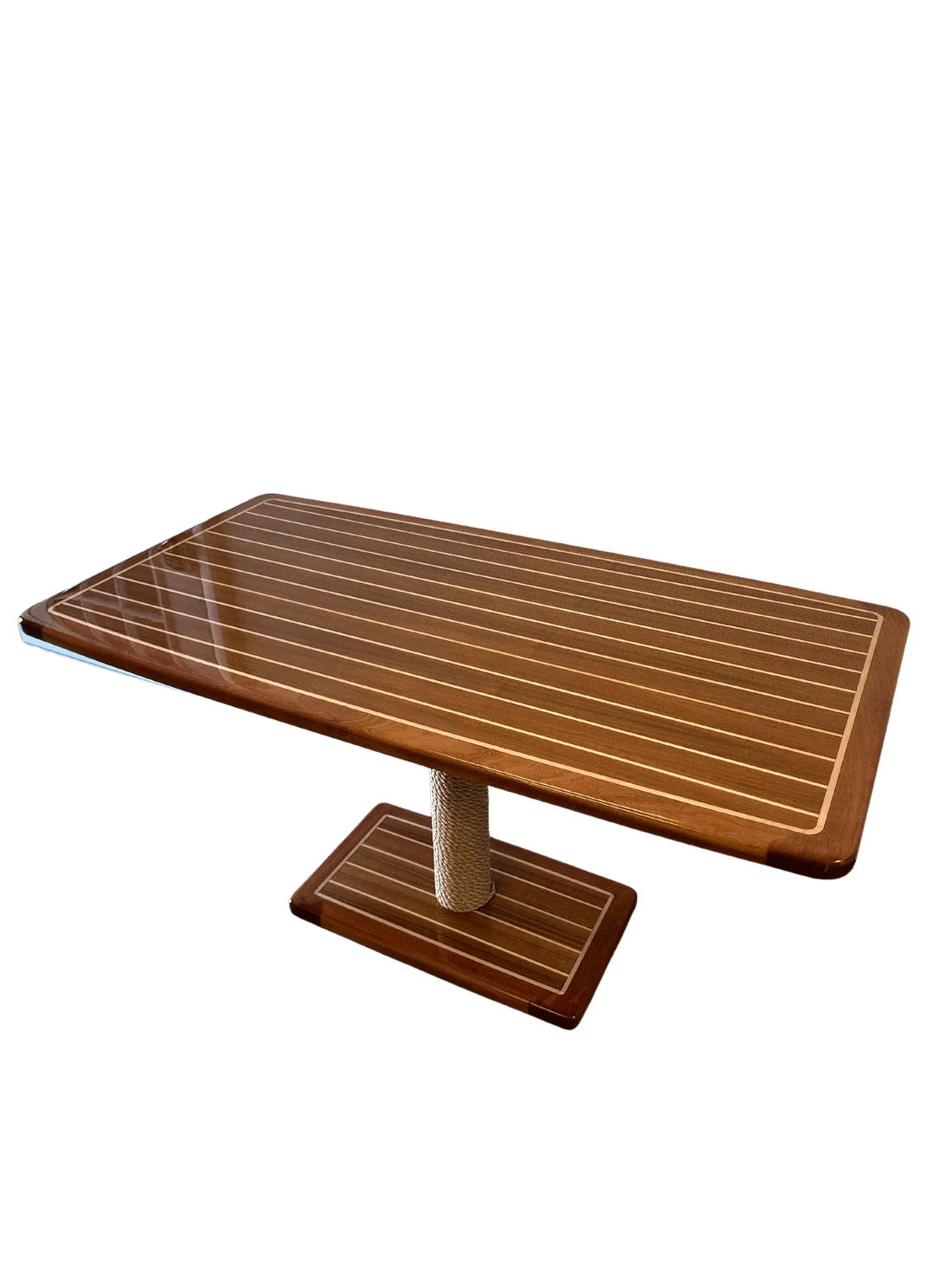 MariTeak™ 32" x 60" Rectangle Teak & Holly / Sapele Table