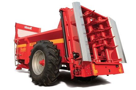 Teagle Manure Spreader With Extensions | Model Titan Series | Capacity 6.04 Tons / 7.10 Tons | 80-170HP | For Tractor