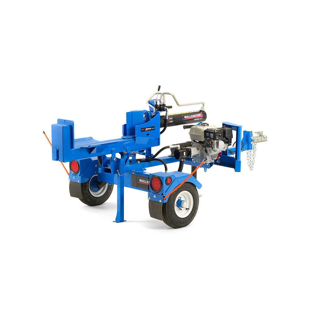 Wallenstein | Log Splitter | Model WXR545PL | 24" Split Opening | 22 Ton Hydraulic Force | Horizontal, Vertical & 20° Split Angle | For Heavy-Duty Wood Processing