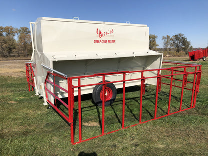 Global Equipment Apache Palco Cattleboss Creep Feeder | Length 8' - 21' | Capacity 1,500 - 19,500 lbs | Stationary & Portable | For Daily Feeding Pressure