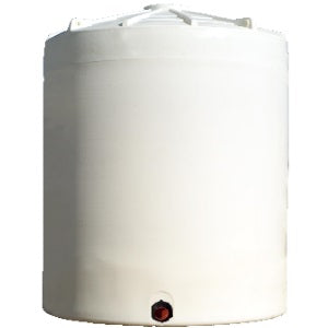 Ace Roto-Mold 10500 Gallon Plastic Vertical Liquid Storage Tank in White | Tank Diameter 142" inches | Lid Size 8" inches | Cylindrical Tank Shape