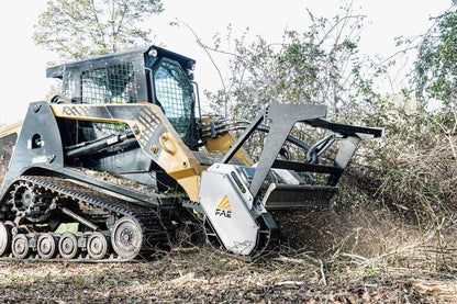 FAE | Forestry Mulcher With Bite Limiter Technology | Model DML/SSL/VT150 BL | Width 59" | Hydraulic Flow 12–30 GPM | For Skid Steers