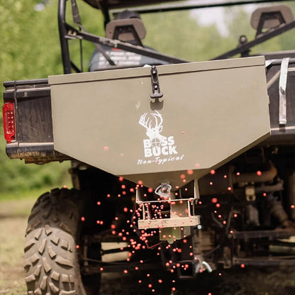 Boss Buck™ | ATV Broadcast Seeder/Spreader | Model BB-1.80 | Capacity 80 lb | 12V Power | Horsepower 15 To 50 HP | For ATV & UTV