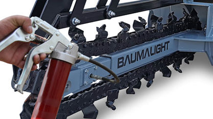 Baumalight Trencher | Model TNM-336B | Trencher Depth 36" | Width 4" - 6" | Hydraulic Flow Range 7-18 GPM | For Skid Steers