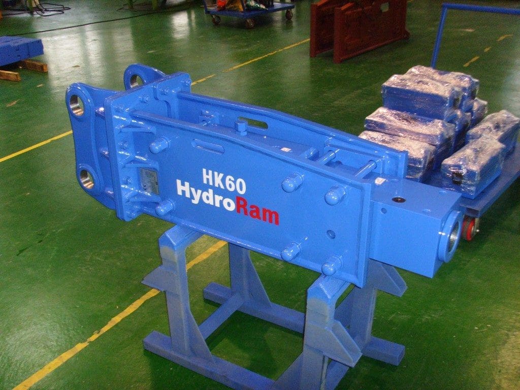 HydroRam HK Series Hydraulic Hammers | Overall Length 52" - 72.2" | For 1.1-14.3 Ton Excavators