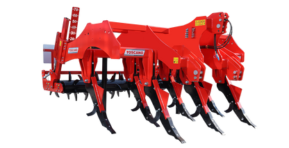 TOSCANO | Heavy Duty Subsoiler | Model 2500/5, 3000/7, 3500/7, 4000/9 & 5000/11 | Work Width 8.2 To 16.4 Feet | HorsePower 170-390 HP | For Tractor