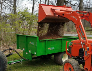TurfTime Medium-Duty Dump Trailer | Model DT-6 | Overall Width 66" | Trailer Capacity 3 Tons | Horsepower 30-50 HP | For Tractors