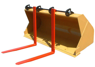 Sundown Heavy-Duty Bracket Mount Bucket Forks | Model AIBF5400 & AIBF7000 | Tine Length 48" | Capacity 5,400 To 7,000 lbs | For Tractor