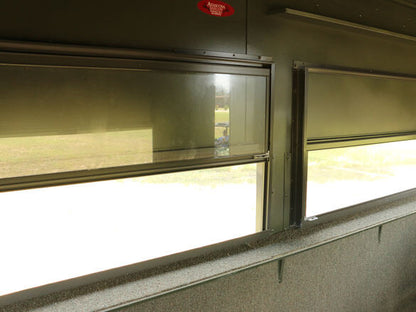 AWS Blind | Bushlan Outfitter Hunting Blinds | Models 5x5, 5x7 & 5x9 | Widths 60", 84" & 108" | Tower Heights Ground, 4', 8' & 12' | All-Metal Build | Combo Bow/Rifle Windows | For Deer Hunting