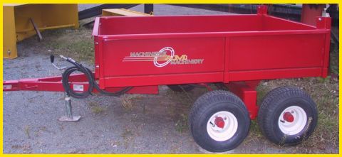 Machinerie AM Inc | AM Series of Hydraulic Dump Trailer | Automatic panel opening | with bolt lock