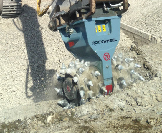 RockZone Rockwheel Twin Drum Cutters | Model D20 & D30 | Width 42" - 46" | Machine Size 17 - 42 Tons | For Excavators