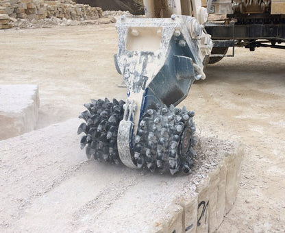 RockZone Rockwheel Twin Drum Cutters | Model D20 & D30 | Width 42" - 46" | Machine Size 17 - 42 Tons | For Excavators