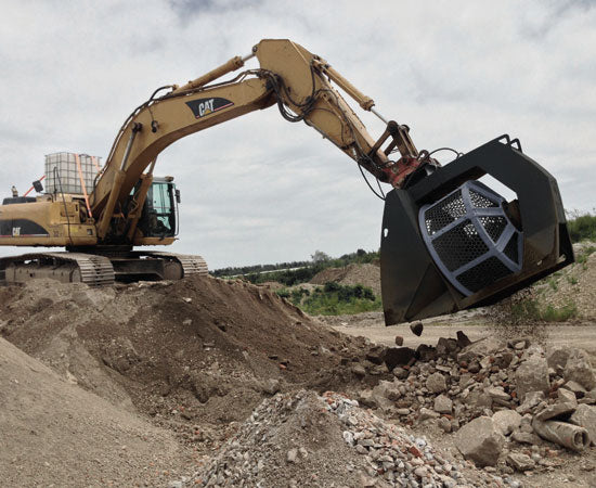 RockZone Rock Screener | RS Series | Screen Drum Diameter 31.5" - 78.75" | Machine Size 3 - 35+ Tons | For Excavators