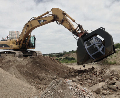 RockZone Rock Screener | RS Series | Screen Drum Diameter 31.5" - 78.75" | Machine Size 3 - 35+ Tons | For Excavators