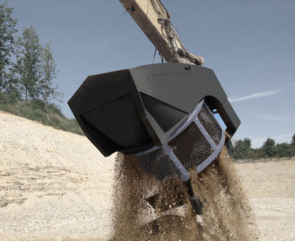 RockZone Rock Screener | RS Series | Screen Drum Diameter 31.5" - 78.75" | Machine Size 3 - 35+ Tons | For Excavators