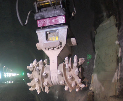 RockZone Rockwheel Twin Drum Cutters | Model D20 & D30 | Width 42" - 46" | Machine Size 17 - 42 Tons | For Excavators