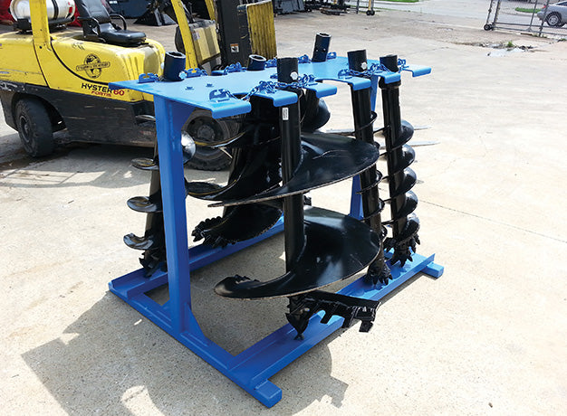 Star Industries Auger Pallets/Rack | 42" & 48" Tall | 35 GPM | For Skid Steers