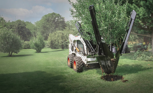 Erskine Tree Spade  Series | Width 46" & 62" inches | Hydraulic Flow 5-25 GPM | For Skid Steer