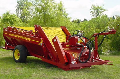 Lewis Brothers Chicken Housekeeper No-Dump | Models HK Series | Width 69 Inch | 135 To 175 Cu Ft Capacity | Horsepower 60 HP PTO | For Tractor