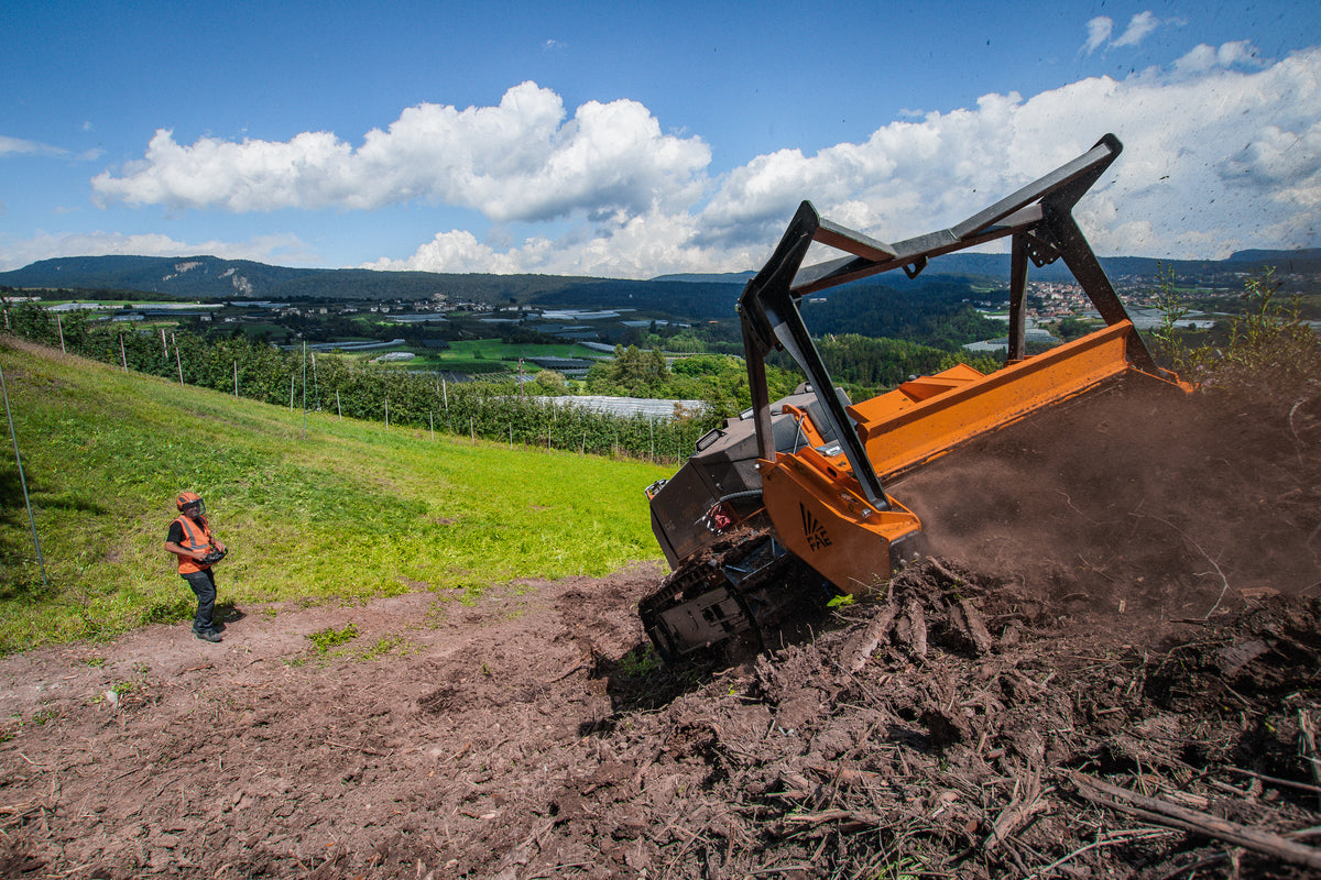FAE Remote Controlled Tracked Carrier | Model RCU75 | 74 HP | SAE Attachments | For Forestry & Land Clearing