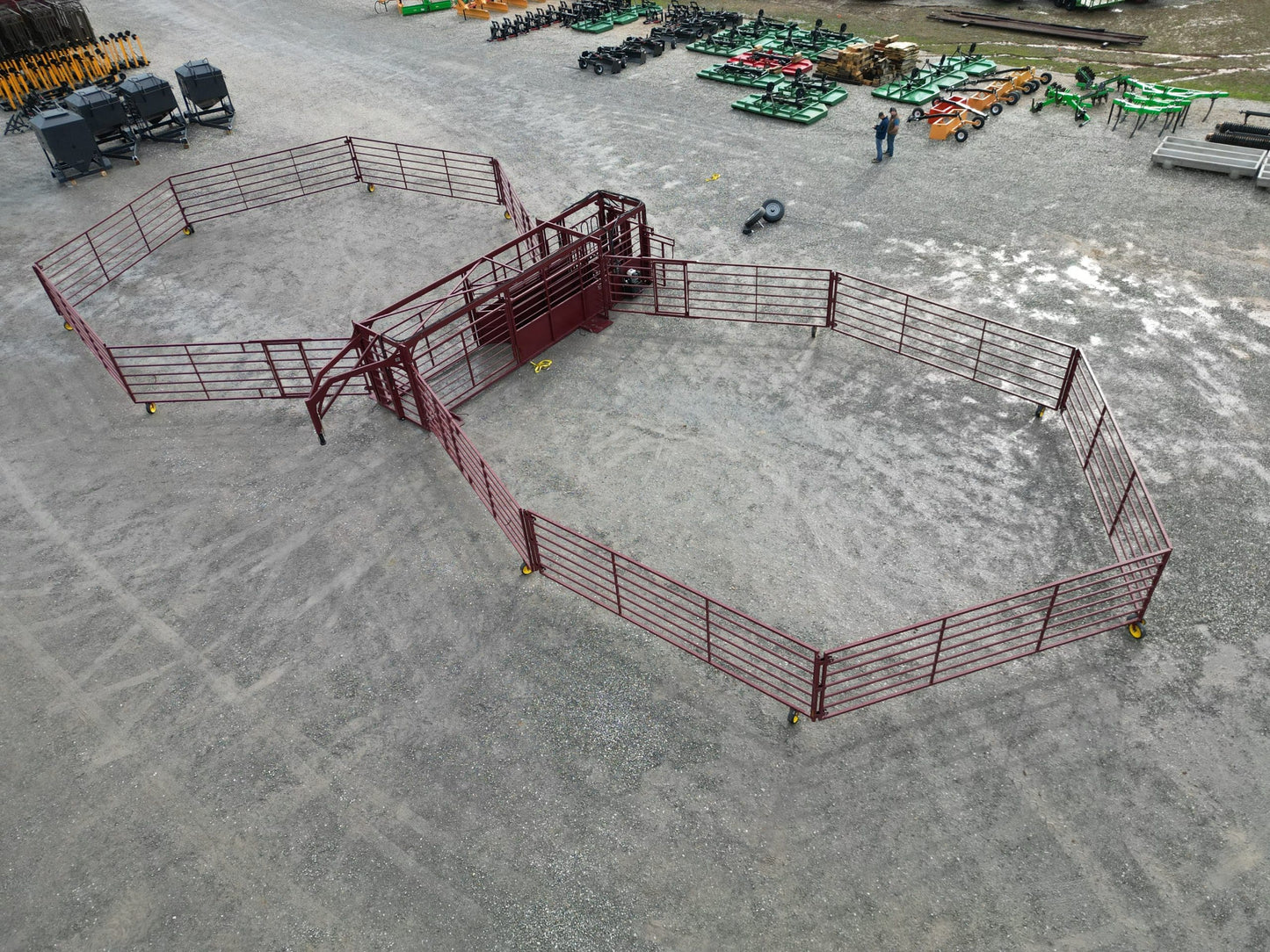 Palco Hydraulic Portable Corral | Model Portable Corral | 100 Cows | Ranch Facilities
