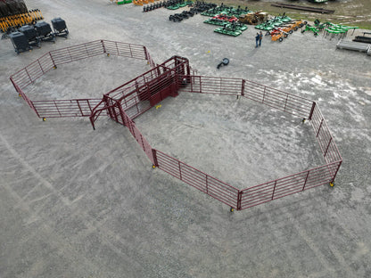 Palco Hydraulic Portable Corral | Model Portable Corral | 100 Cows | Ranch Facilities