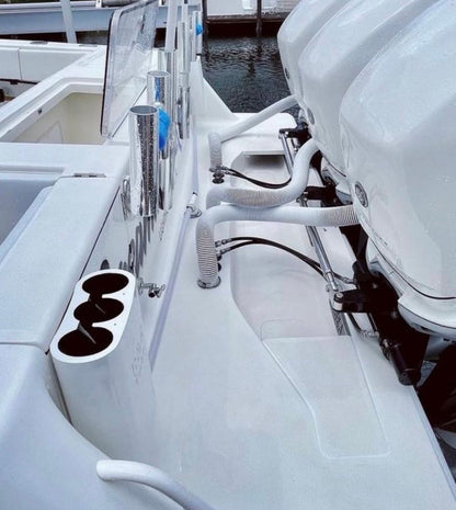 R&R Tackle Co. Bait Tube System | Small, Medium & Large Sizes | Multiple Mounting Options | Tangle-Free Live Bait Storage