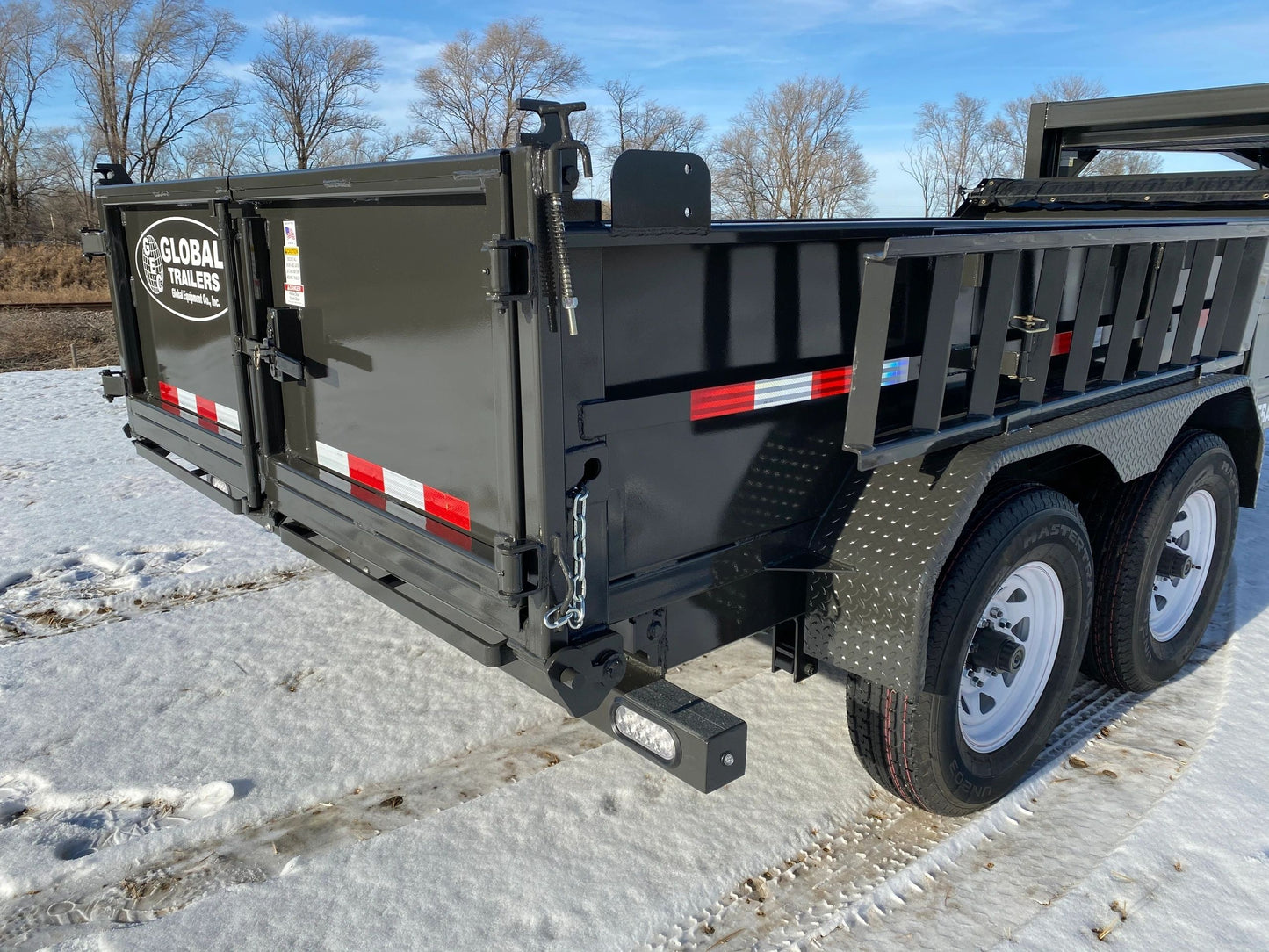 Global Equipment Dump Trailers | Model HDGN16 & HD14 | Heavy‑Duty & Extra Heavy‑Duty | Length 14′–16′ | For Trucks