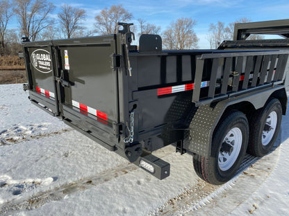 Global Equipment Dump Trailers | Model HDGN16 & HD14 | Heavy‑Duty & Extra Heavy‑Duty | Length 14′–16′ | For Trucks