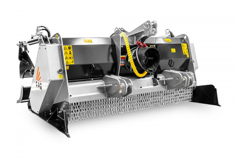 FAE | STCL & STCL/DT Stone Crusher | Models 100 to 200 | Width 43.7" To 81.5" | Crushes Stone Up to 6" Inches Deep | Horsepower 70–150 HP | For Tractors
