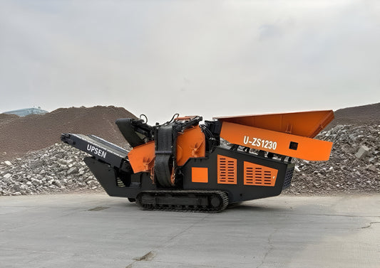 Upsen Heavy-Duty Screener / Scalping Screen | U-ZS1230 & U-ZS1545 | Hopper Volume 3-7 Cubic Meter | Max Feed Size 500-800 mm