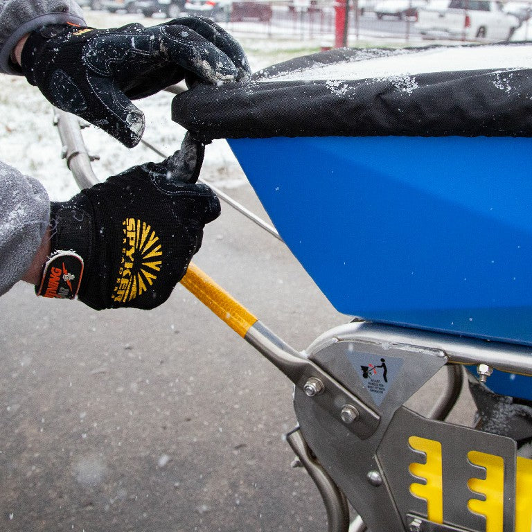 Spyker ERGO-PRO™ Walk-Behind Salt Spreader | Model SPY50L-2S | 50 lb Capacity | 22" Spread Width